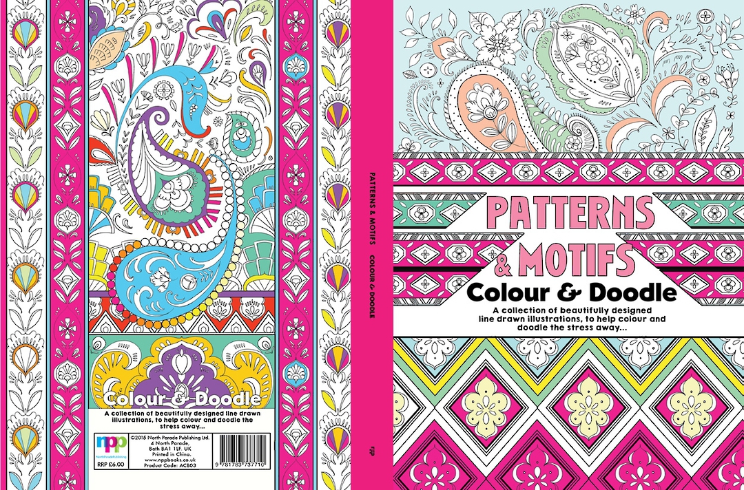 Patterns & Motifs Colour and Doodle image 0